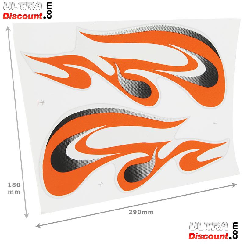 Autocollants pour Quad Shineray 200cc Orange photos 1