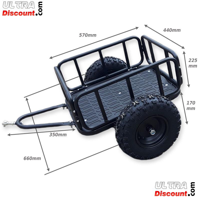 Remorque 6 pouces pour Quad Electrique photos 1
