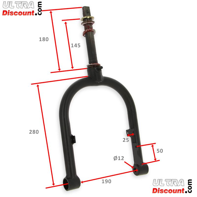 Fourche complète Mini Citycoco (280mm) photos 1 Fourche complète Mini Citycoco (280mm) photos 1