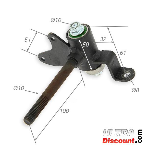 fusee de roue avant droite mini quad lectrique photos 1