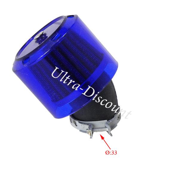 Filtre  air Bleu Racing pour Dirt Bike photos 1