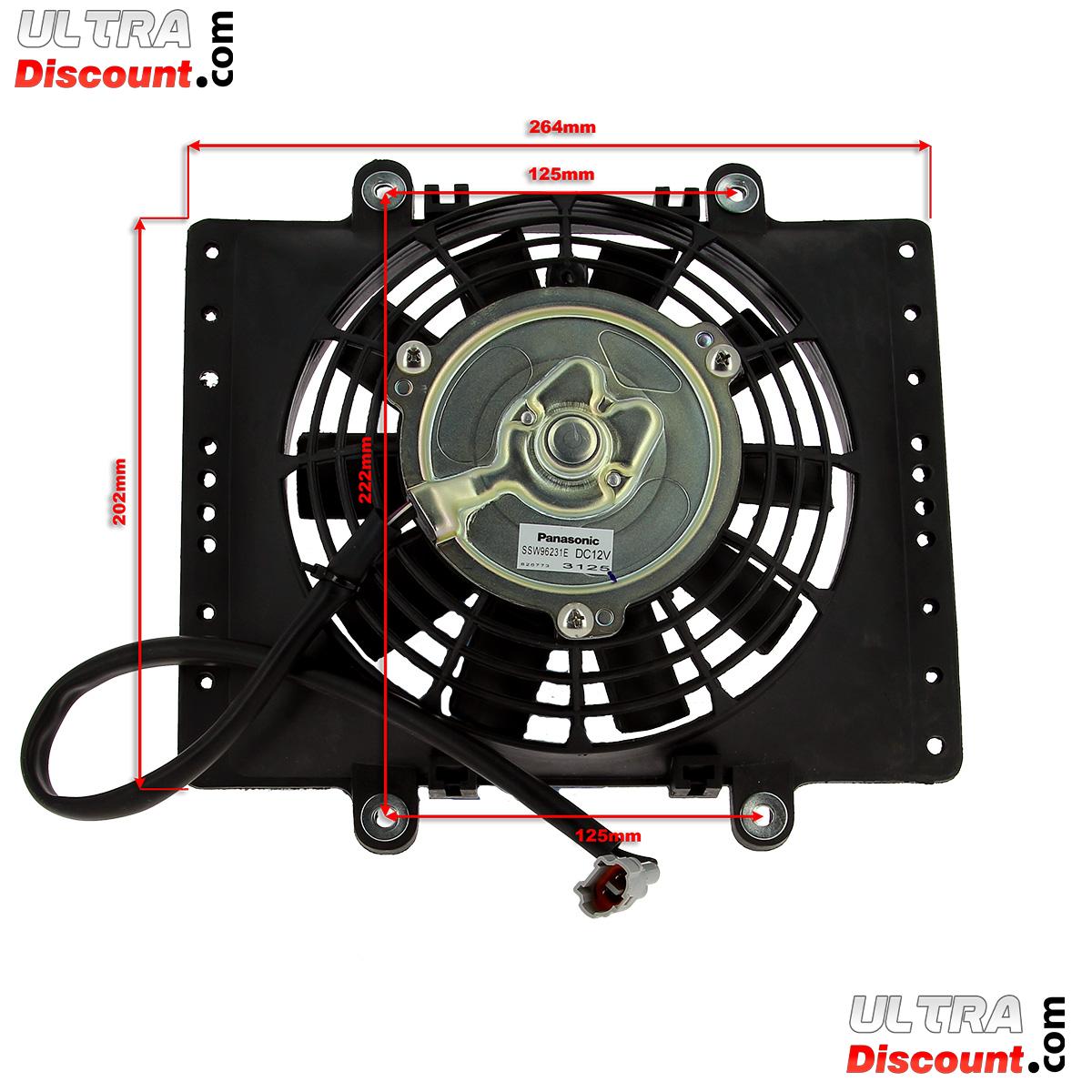 Ventilateur pour Quads Shineray 250ST-9C photos 1