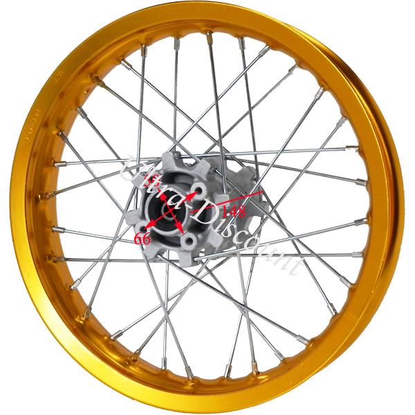 Jante arrire Dirt Bike 14'' OR (type 2) photos 1