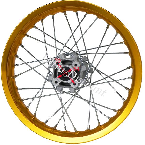 Jante arrire Dirt Bike 14'' OR (type 2) photos 2