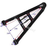 Bras de suspension infrieur Gauche pour quad 200cc Shineray (345mm) photos 1