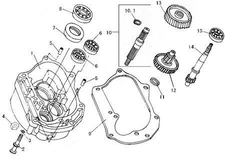 Joint spy axe de roue arrire scooter chinois images 2