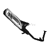 Pot d'�chappement pour scooter Baotian BT49QT-9 (type 1), Pieces Baotian BT49QT-9