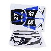 Kit D�coration Bleu Pocket Bike Cross, Pi�ces Pocket Cross