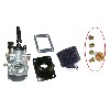 Carburateur de 19 pocket bike MTA4 + gicleurs + filtre Noir, Pi�ces Pocket Blata MT4