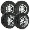 Lot de 4 Roues Compl�tes en Alu pour Quads Shineray 350cc STE, Pi�ces Shineray 350cc