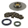Kit pignon et chaine de d�marreur pour moteurs Skyteam 50cc, Pi�ces Skymini Monkey - Gorilla