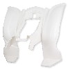 Carenage Quad 200cc Blanc STIIE (partie Arri�re), Pi�ces Shineray 200STIIE et 200STIIEB