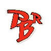 Autocollant PBR pour Skyteam PBR (rouge-noir), Pi�ces PBR Skyteam ZB Honda