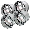 Lot de 4 jantes alu pour Quad Bashan 200cc (BS200S7), Bashan 200cc BS200S7
