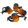4 x Clignotant Avant - Arri�re Quad Chinois (noir), Pi�ces Quad Chinois 200cc