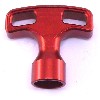 Poign�e lanceur de couleur ROUGE, Pi�ces Polini 911 GP3