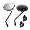 Lot de r�troviseurs noir + support pour Citycoco (Black edition �10), Pi�ces Citycoco