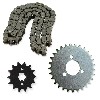 Kit transmission Chaine + couronne + pignon pour Skymini ST125-8B/8C, Pi�ces Skymini Monkey - Gorilla
