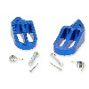 Cale pieds Bleu Tuning en Acier pour Dirt bike, Pieces Dirt Bike