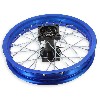 Jante dirt bike arri�re Bleu 14'' pour AGB30 ( type 4 ), Pieces Dirt Bike
