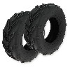 Paire de pneus Avant pour Quad Bashan BS200S-7 (21x7-10), Bashan 200cc BS200S7