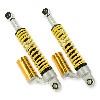 Amortisseurs Arri�re Tuning � Gaz pour Monkey - Gorilla (Jaune), Pi�ces Skymini Monkey - Gorilla