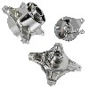 Moyeu Tuning 10mm Avant - Arri�re pour Dax 50cc � 125cc (Chrome), Pi�ces Dax Skymax