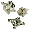 Moyeu Tuning Avant - Arri�re 10mm pour Pbr 50cc � 125cc (Nickel), Pi�ces PBR Skyteam ZB Honda