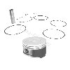 Kit piston pour Quad Bashan 300cc (BS300S-18), Bashan 300cc BS300S18