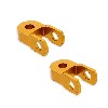 2 R�hausseurs garde au sol pour amortisseur dirt bike 3cm (OR), Pieces Dirt Bike