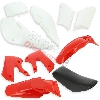 Carenage dirt bike 125cc � 250cc + Selle (rouge), Pieces Dirt Bike