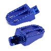 Cale pieds Bleu Tuning en Aluminium pour YAMAHA PW80, Pi�ces YAMAHA PW80