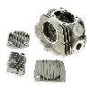 Culasse de dirt bike 125cc 1P52FMI 52.4mm + Capots (Loncin), Pieces Dirt Bike