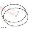 Segments piston GY6 125cc 52.40mm, Pieces Dirt Bike