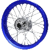 Jante dirt bike arri�re Bleu 14'' (type 1), Pieces Dirt Bike