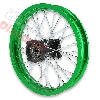 Jante dirt bike arri�re verte 14'' pour AGB30 ( type 4 ), Pieces Dirt Bike