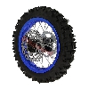 Roue Arri�re Compl�te 12'' Bleue pour Dirt Bike AGB29, Pieces Dirt Bike