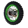 Roue Arri�re Compl�te 12'' Verte pour Dirt Bike AGB29, Pieces Dirt Bike