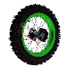Roue Arri�re 12'' Verte pour Dirt Bike AGB29, Pieces Dirt Bike