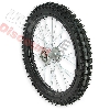 Roue Avant 19'' pour Dirt Bike AGB30 - NOIR, Pieces Dirt Bike
