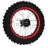 Roue Arri�re Compl�te 14'' Rouge pour Dirt Bike AGB30, Pieces Dirt Bike