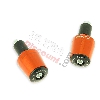 Embout de guidon Tuning orange (type7) pour pocket quad, Pieces pocket quad