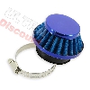 Filtre Racing pour pocket bike - Bleu, Pieces Dirt Nitro