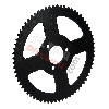 Couronne Renforc�e 68 Dents 3 Trous pour Chaine Petit Pas de Pocket Bike, Pieces Bike Nitro