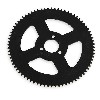 Couronne pocket bike petit pas renforc�e de 76 dents, Pi�ces Polini 911 GP3