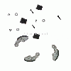 Kit machoires Sp�ciales pour embrayage 3 Branches Zocchi, Pi�ces Pocket Blata MT4