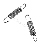 Lot de 2 ressorts de pot d'�chappement, Pi�ces Pocket Blata MT4
