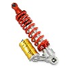 Amortisseur Dirt bike 325mm (modele 12, Rouge), Pieces Dirt Bike