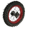 Roue Arri�re 12'' Rouge pour Dirt Bike AGB29, Pieces Dirt Bike
