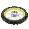 Roue Avant 14'' Or pour Dirt Bike AGB27 (Crampons 10mm), Pieces Dirt Bike
